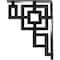 Ekena Millwork Eris Wrought Iron Bracket, (Triple center brace), Antiqued Silver 2"W x 7 1/2"D x 10"H BKTM02X07X10TERASV - alternate 3